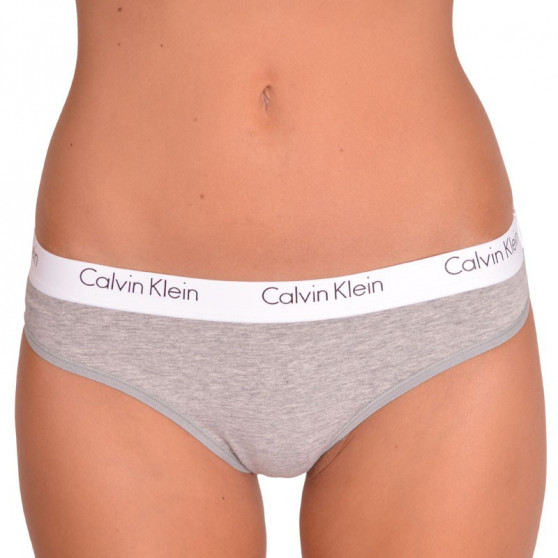 2PACK String femme Calvin Klein gris (QD3583E-020)