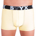 Boxers homme Styx sport élastique jaune clair (G5)