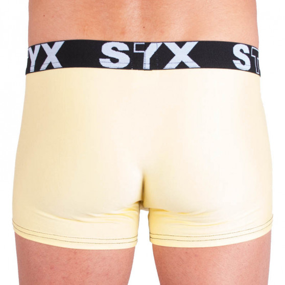 Boxers homme Styx sport élastique jaune clair (G5)