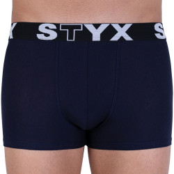 Boxers homme Styx sport élastique bleu foncé (G963)