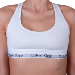 Soutien-gorge pour femmes Calvin Klein blanc (QF5116E-100)