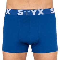 Boxers homme Styx sport élastique surdimensionné bleu foncé (R968)