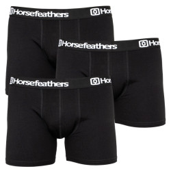 3PACK Boxers homme Horsefeathers noir (AM067A)