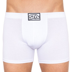 Boxers homme Styx long classique élastique blanc (F1061)