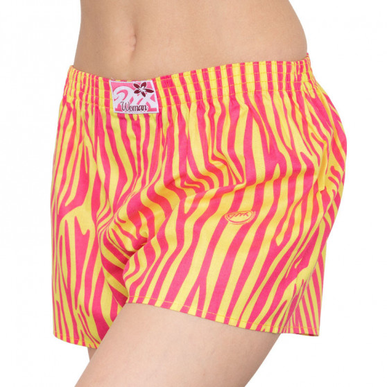 Caleçons femme Styx art caoutchouc classique yellow zebra (K654)