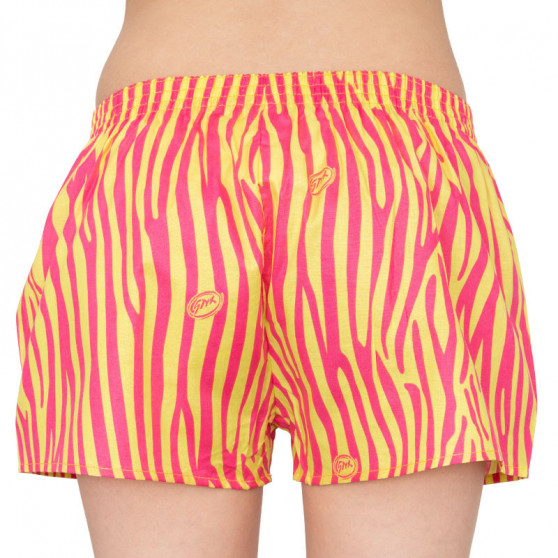 Caleçons femme Styx art caoutchouc classique yellow zebra (K654)