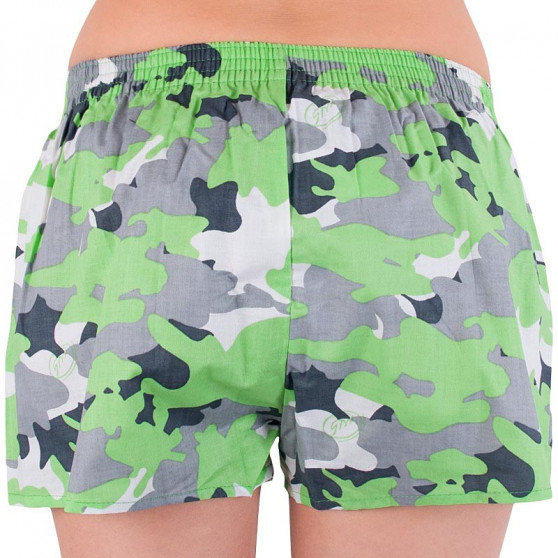 Caleçons femme Styx art caoutchouc classique green camouflage (K559)