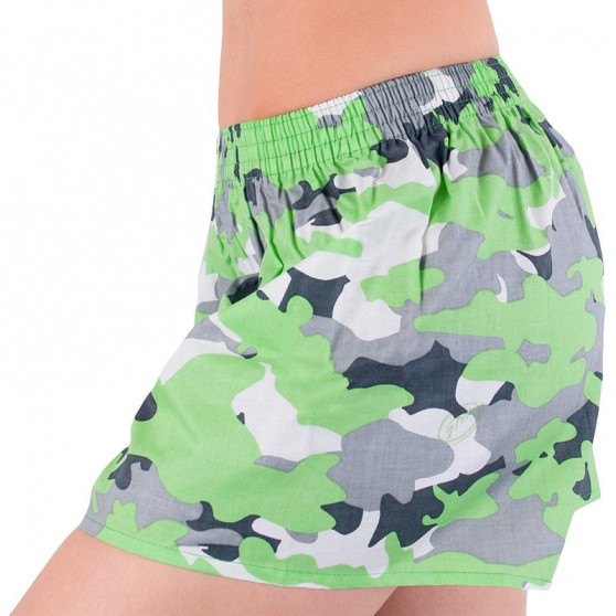 Caleçons femme Styx art caoutchouc classique green camouflage (K559)