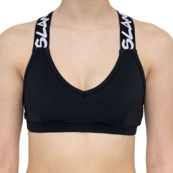 Soutien-gorge pour femmes 69SLAM uni noir (OXGBK-PO)