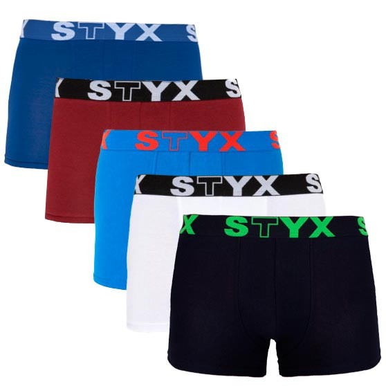 5PACK Boxers homme Styx sport élastique multicolore (G106160686762)