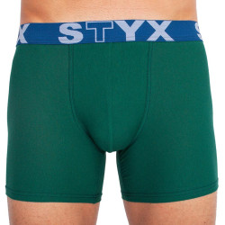 Boxers homme Styx long sport élastique vert foncé (U1066)