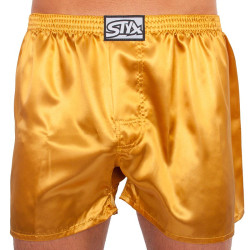 Caleçons homme Styx caoutchouc classique satin gold (C685)