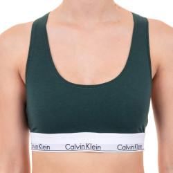 Soutien-gorge pour femmes Calvin Klein vert foncé (F3785E-CP2)