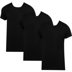 3PACK t-shirt hommes Calvin Klein noir (NB4011E-001)