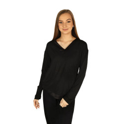 Chemise de nuit pour femmes Calvin Klein noir (QS6528E-UB1)