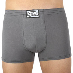 Boxers homme Styx caoutchouc classique dark grey (Q1063)