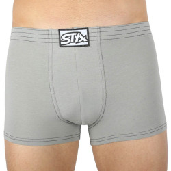 Boxers homme Styx caoutchouc classique light grey (Q1062)