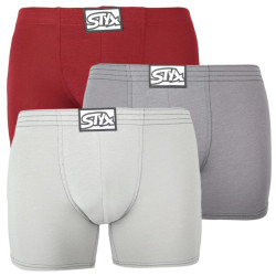 3PACK Boxers homme Styx long classique élastique (F10606263)