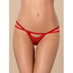 String femme Obsessive rouge (838-THO-3)