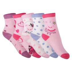 5PACK chaussettes pour enfants Cerdá Peppa Pig multicolore (2200007756)