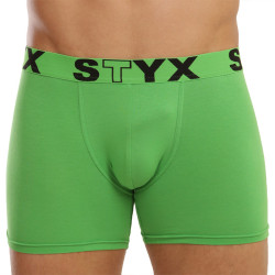 Boxers homme Styx long sport élastique vert (U1069)