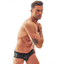 Slip pour homme Anais noir (Electro Brief)