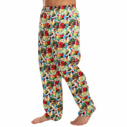 Pantalon de nuit pour homme Styx emoji (DKP954)