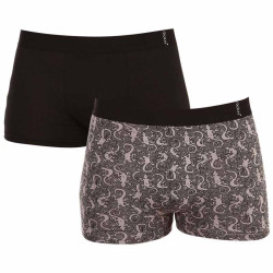 2PACK Boxers homme Molvy multicolore (KP-080-BEU)