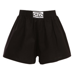 Caleçons pour enfants Styx caoutchouc classique noir (J960)