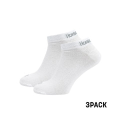 3PACK chaussettes Horsefeathers rapid premium white (AA1078D)