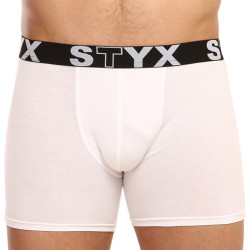 Boxers homme Styx long sport élastique blanc (U1061)