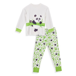 Pyjama enfant joyeux Dedoles Panda et bambou (D-K-SW-KP-C-C-1443)