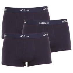 3PACK Boxers homme S.Oliver bleu foncé (JH-34H-18617715)