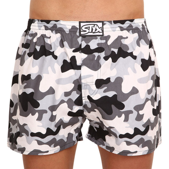 Caleçons homme Styx art caoutchouc classique camouflage (A1457)