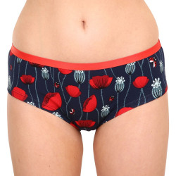 Culotte brésilienne pour femmes Dedoles Coccinelles et coquelicots (D-W-UN-BL-C-C-208)