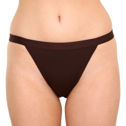 Culotte femme Calvin Klein marron foncé (QF6760E-BCK)