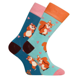 Chaussettes en bambou joyeuses Dedoles Hamster et écureuil (D-U-SC-RS-C-B-1551)