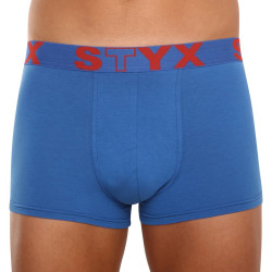 Boxers homme Styx sport élastique bleu (G967)