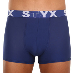 Boxers homme Styx sport élastique bleu foncé (G968)