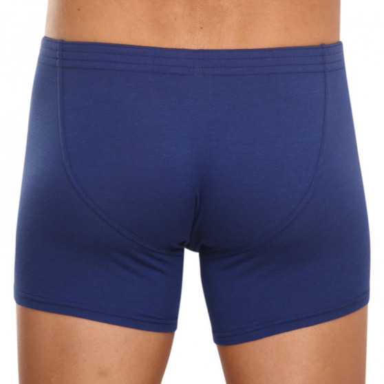 Boxers homme Styx long classique élastique bleu (F968)