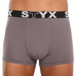 Boxers homme Styx sport élastique gris foncé (G1063)