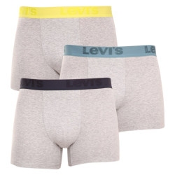 3PACK Boxers homme Levis gris (905045001 015)