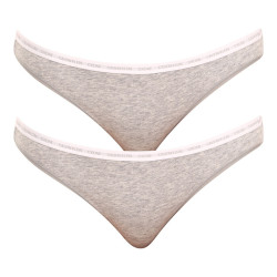 2PACK culotte femme CK ONE gris (QD3789E-8HT)