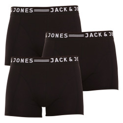 3PACK Boxers homme Jack and Jones noir (12081832 - black/black)