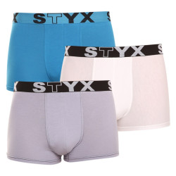 3PACK Boxers homme Styx sport élastique multicolore (G969106167)