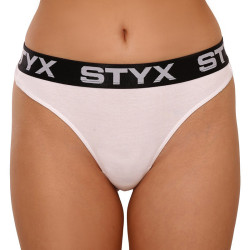 String femme Styx sport élastique blanc (IT1061)