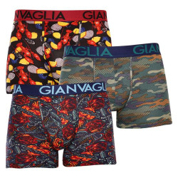 3PACK Boxers homme Gianvaglia multicolore (GVG-5506)