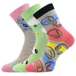 3PACK chaussettes pour enfants Boma multicolore (057-21-43XIII-mix-D)