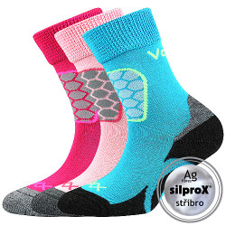 3PACK chaussettes pour enfants Voxx multicolores (solaxik-mix-B)