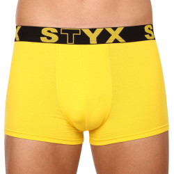 Boxers homme Styx sport élastique jaune (G1068)